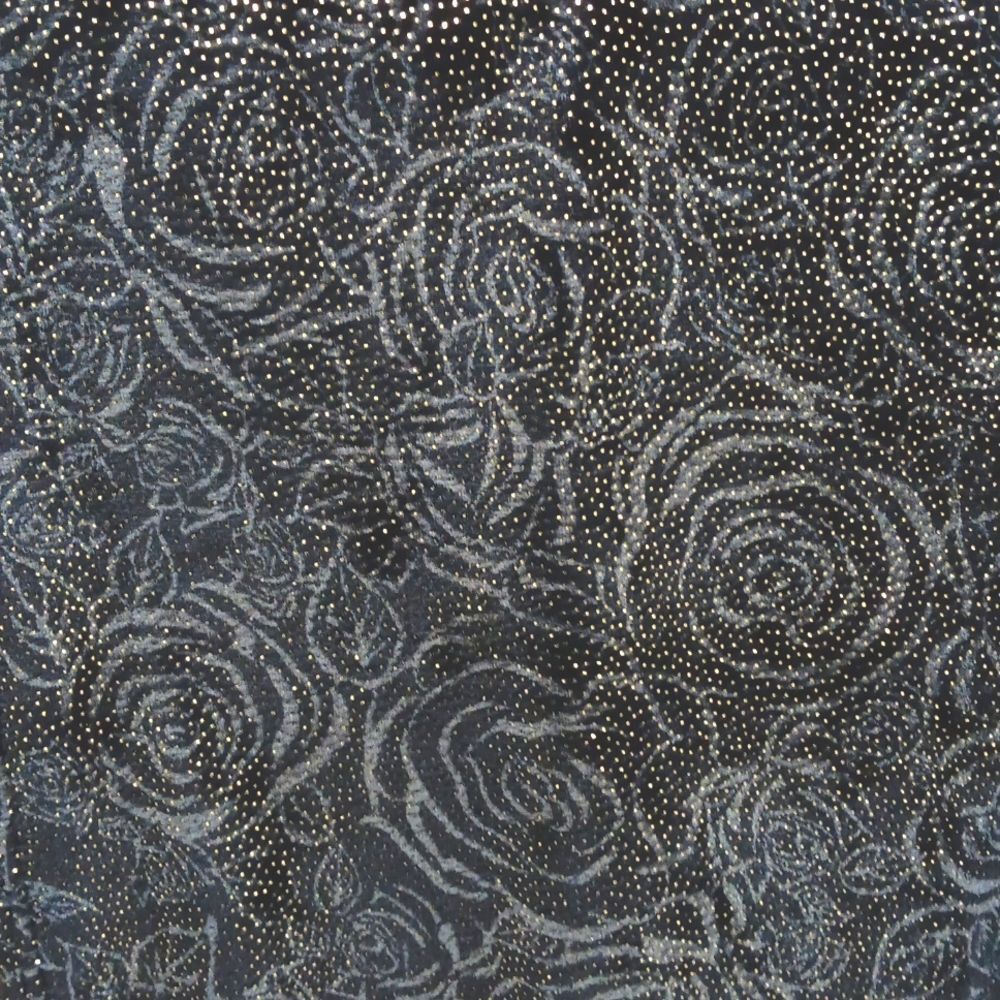 NWT Betsey Johnson Plush Throw Blanket Rose Print/Gold/Black …